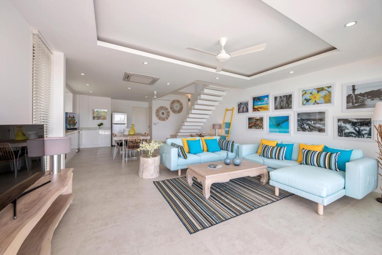 Beachside Villa - B18 - At Bayside Luxury Villas Samrong Bay Beach, 4 Bed 5 Bath, Sea & Sunset Views, Only 200M Walk To The Beach Choeng Mon Luaran gambar