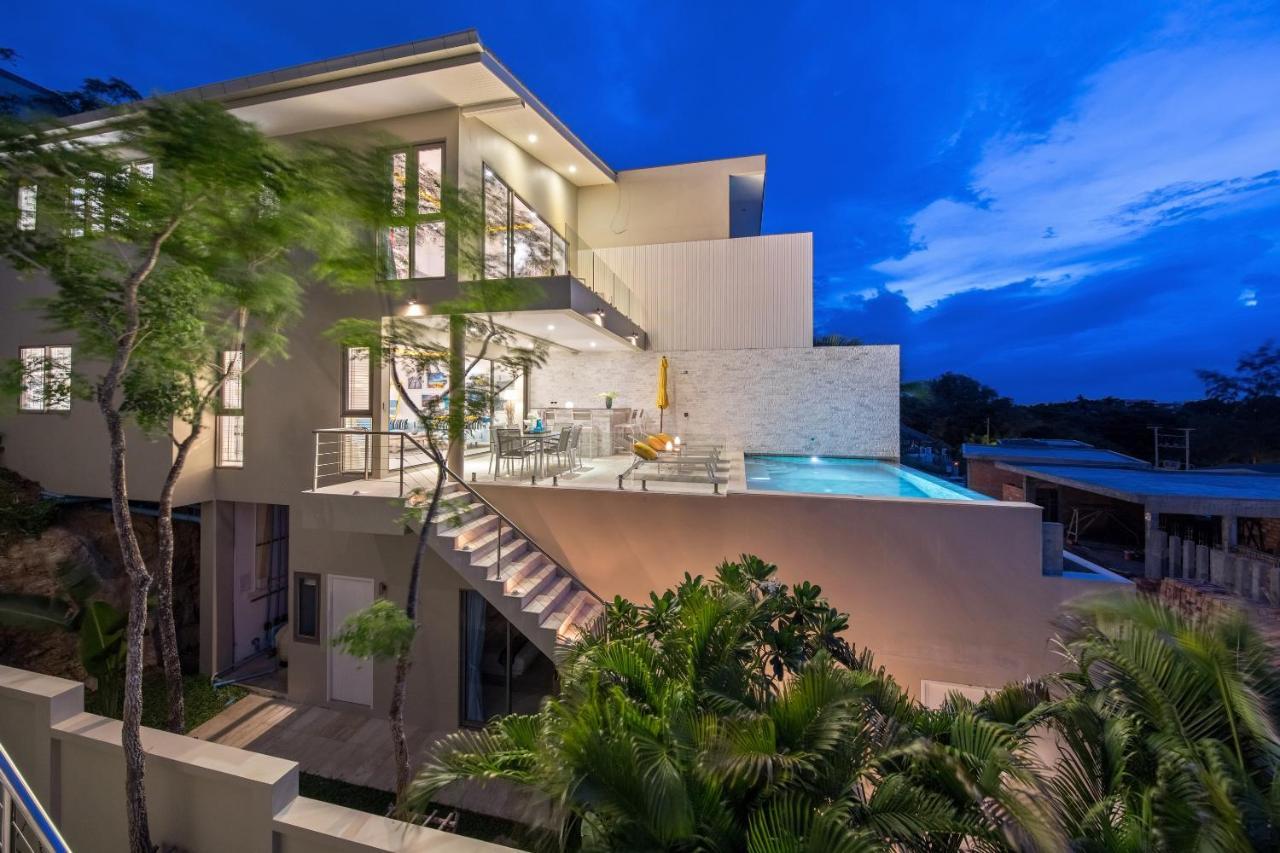 Beachside Villa - B18 - At Bayside Luxury Villas Samrong Bay Beach, 4 Bed 5 Bath, Sea & Sunset Views, Only 200M Walk To The Beach Choeng Mon Luaran gambar